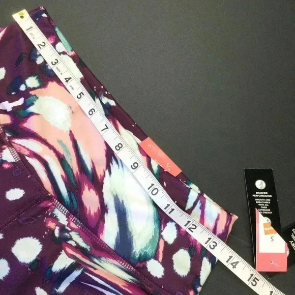 Zelos Womens Multicolor Tie Dyed Ankle Length High Rise Leggings Size Small NWT - Picture 7 of 11